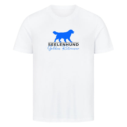 Premium T-Shirt "Golden Retriever - Seelenhund" Weiß – hunde-shirt.de