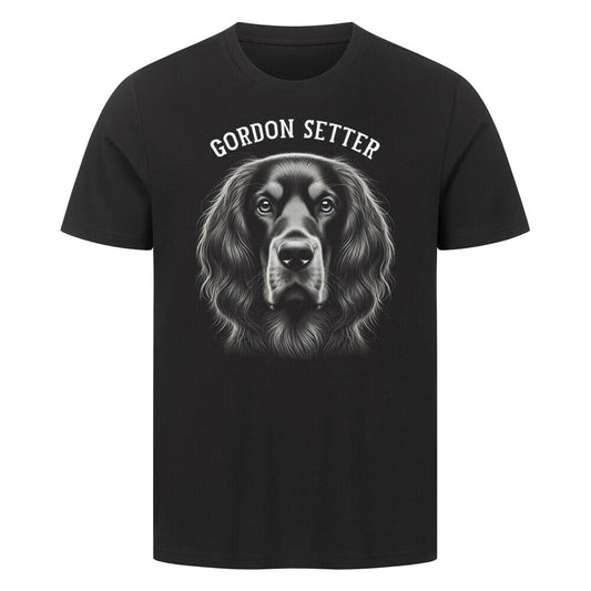 Premium T-Shirt "Gordon Setter - Pure" Schwarz – hunde-shirt.de