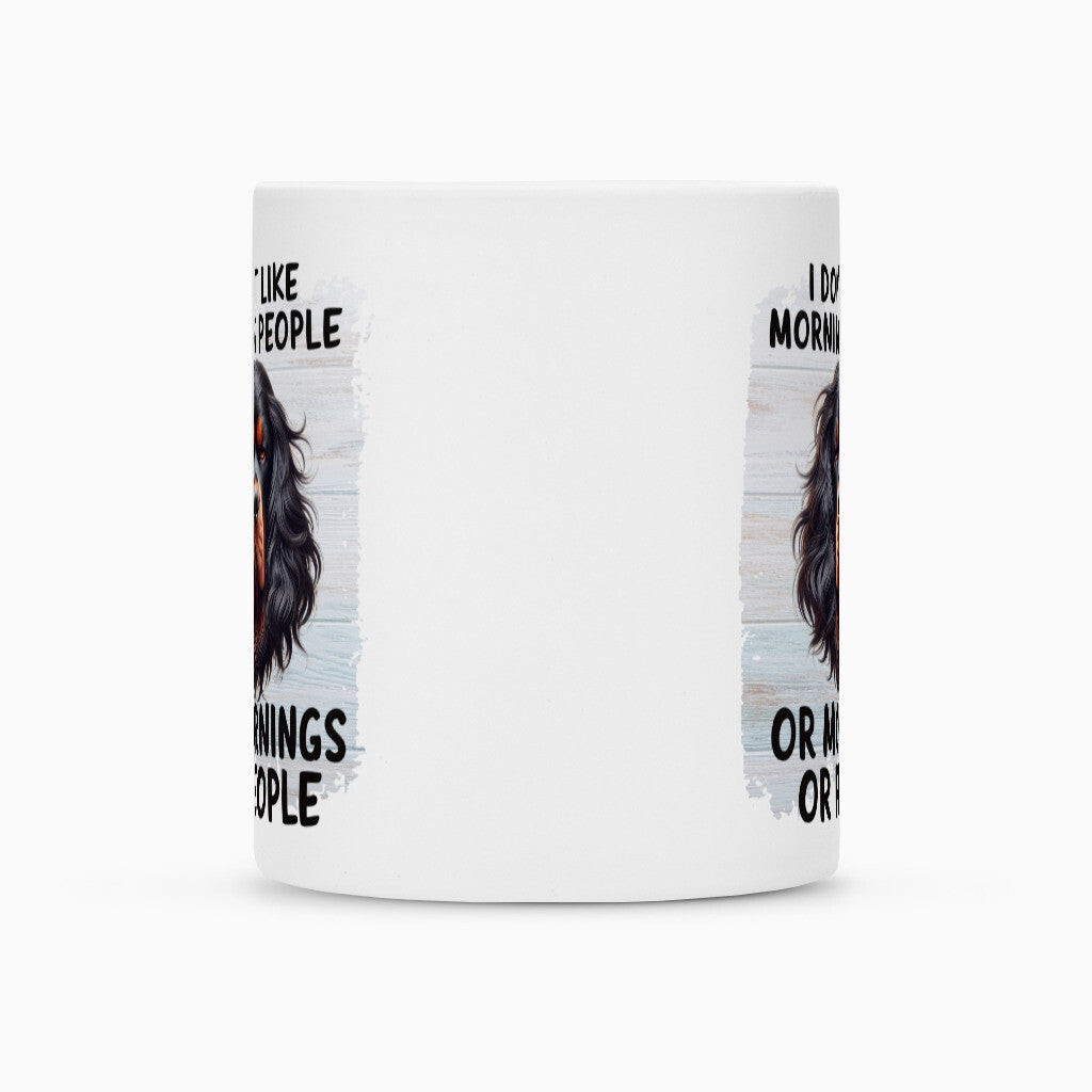 Tasse "Gordon Setter - Morning People" – hunde-shirt.de