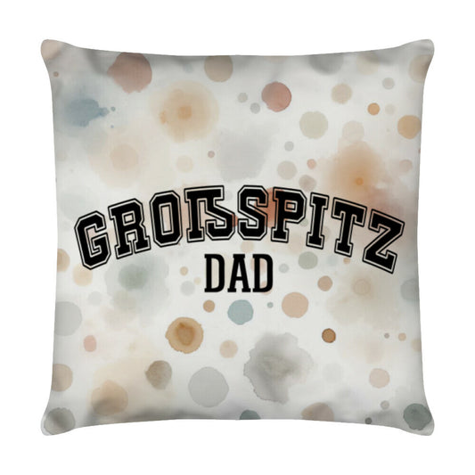 Kissen "Großspitz - DAD" Weiß – hunde-shirt.de