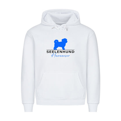 Premium Hoodie "Havaneser - Seelenhund" Weiß – hunde-shirt.de