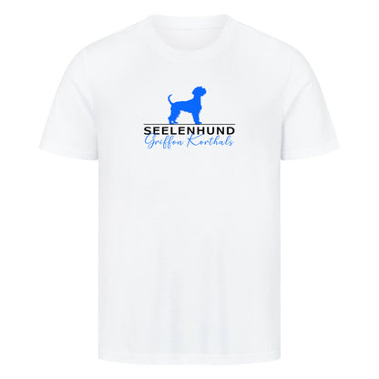 Premium T-Shirt "Griffon Korthals - Seelenhund" Weiß – hunde-shirt.de