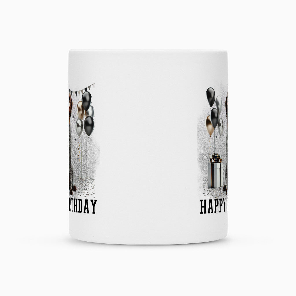 Tasse "Griffon Korthals - Happy Birthday" – hunde-shirt.de