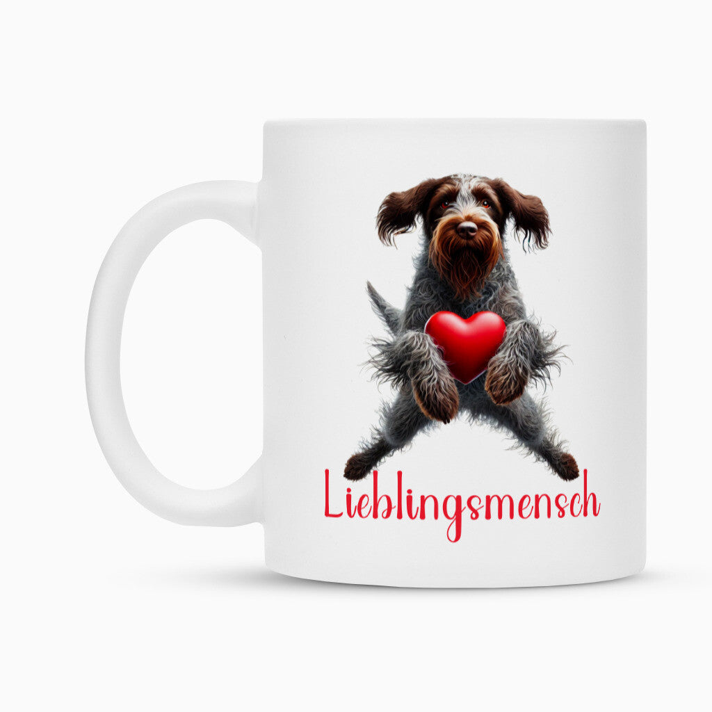 Tasse "Griffon Korthals - Lieblingsmensch" – hunde-shirt.de