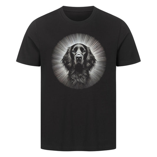 Premium T-Shirt "Irish Setter - Shining" Schwarz – hunde-shirt.de