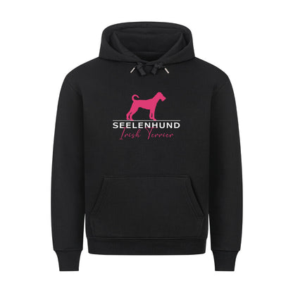 Premium Hoodie "Irish Terrier - Seelenhund" Schwarz – hunde-shirt.de