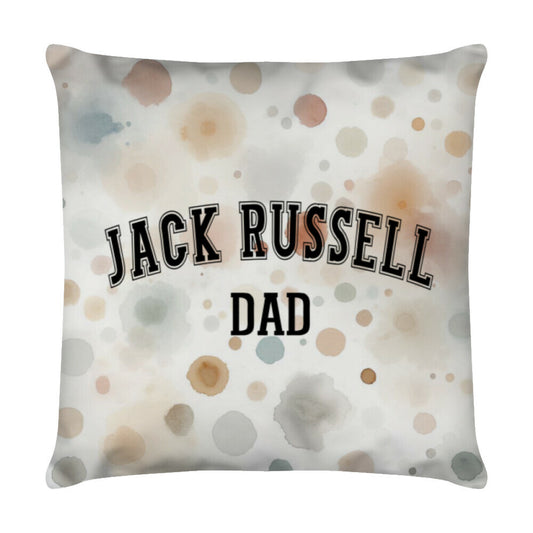 Kissen "Jack Russell - DAD" Weiß – hunde-shirt.de