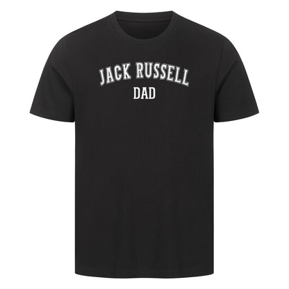 Premium T-Shirt "Jack Russell - DAD" Schwarz – hunde-shirt.de