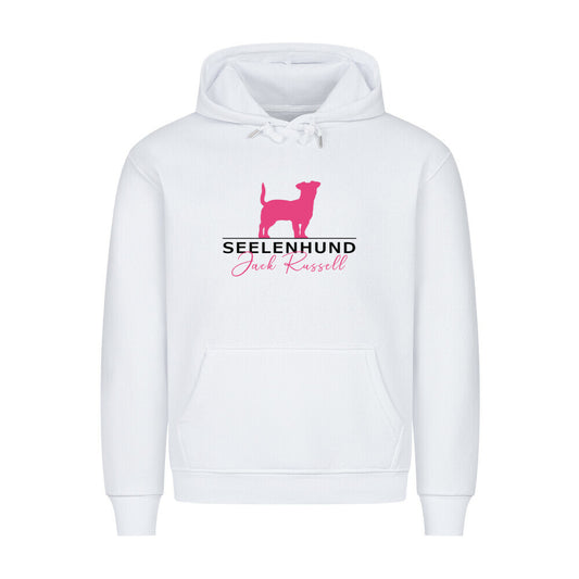 Premium Hoodie "Jack Russell - Seelenhund" Weiß – hunde-shirt.de