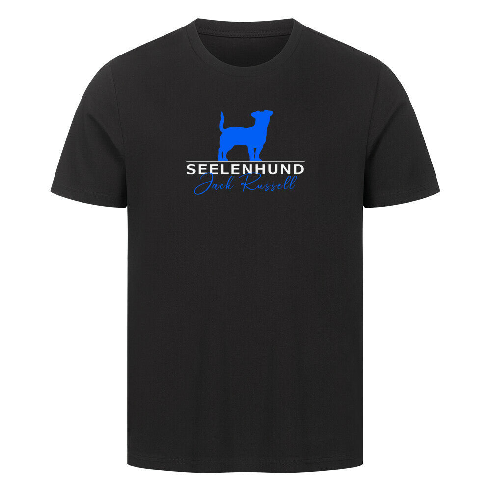 Premium T-Shirt "Jack Russell - Seelenhund" Schwarz – hunde-shirt.de