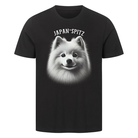 Premium T-Shirt "Japan Spitz - Pure" Schwarz – hunde-shirt.de