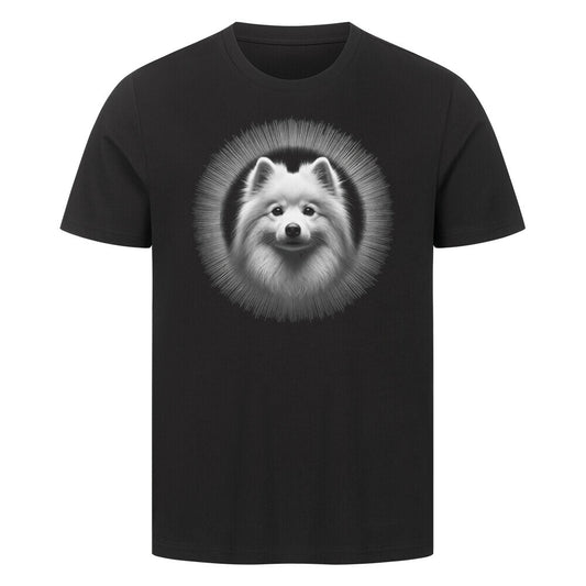 Premium T-Shirt "Japan Spitz - Shine" Schwarz – hunde-shirt.de