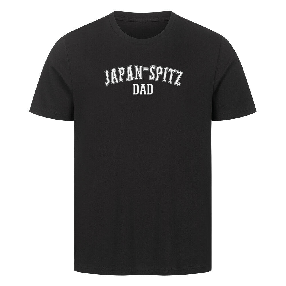 Premium T-Shirt "Japan Spitz - DAD" Schwarz – hunde-shirt.de