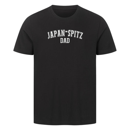 Premium T-Shirt "Japan Spitz - DAD" Schwarz – hunde-shirt.de