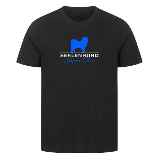 Premium T-Shirt "Japan Chin - Seelenhund" Schwarz – hunde-shirt.de