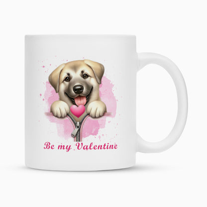Tasse "Kangal - Be my Valentine" Weiß – hunde-shirt.de