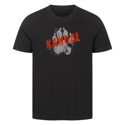 Premium T-Shirt "Kangal - PAW" Schwarz – hunde-shirt.de