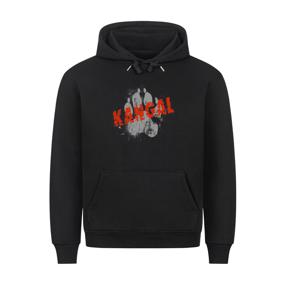 Premium Hoodie "Kangal - PAW" Schwarz – hunde-shirt.de