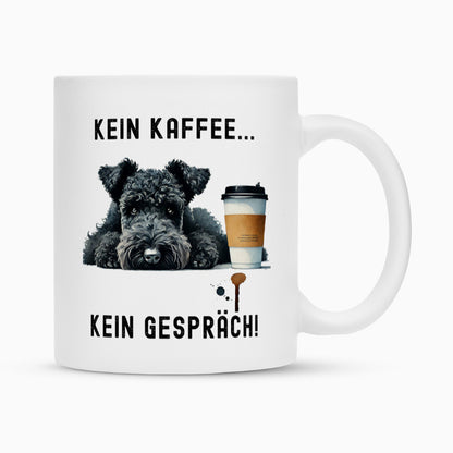 Tasse "Kerry Blue - Kein Kaffee..." Weiß – hunde-shirt.de