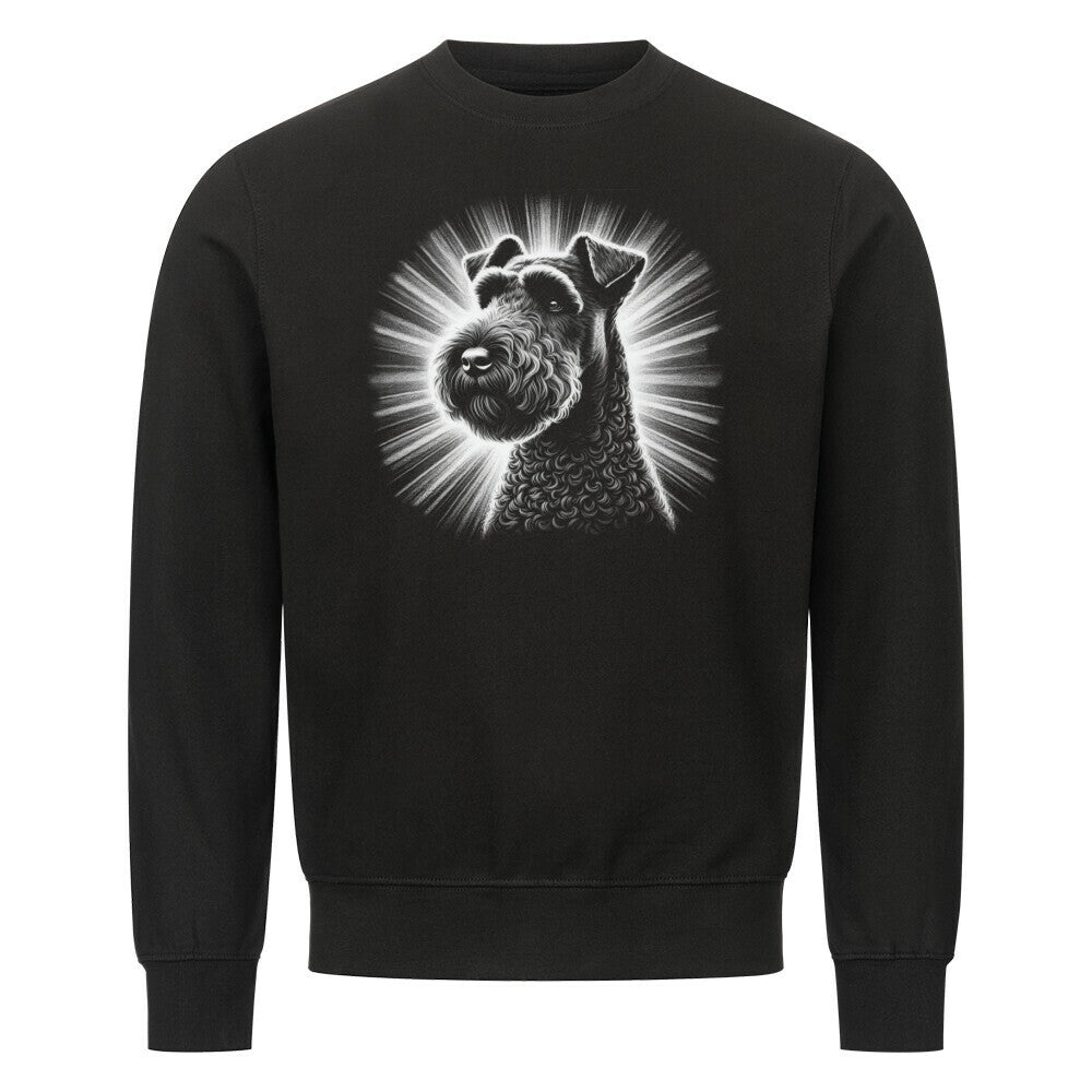 Premium Sweatshirt "Kerry Blue - Shine" Schwarz – hunde-shirt.de