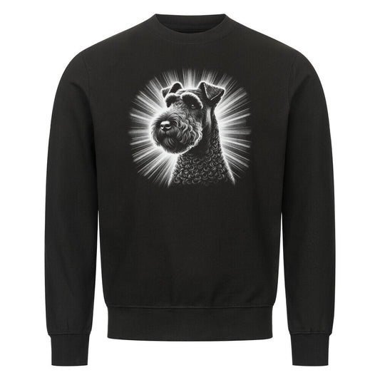 Premium Sweatshirt "Kerry Blue - Shine" Schwarz – hunde-shirt.de