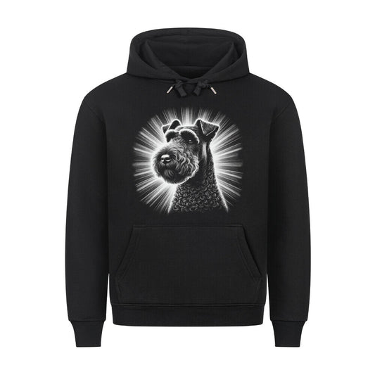 Premium Hoodie "Kerry Blue - Shine" Schwarz – hunde-shirt.de