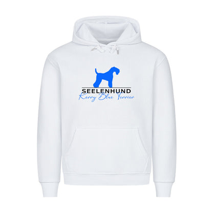 Premium Hoodie "Kerry Blue - Seelenhund" Weiß – hunde-shirt.de