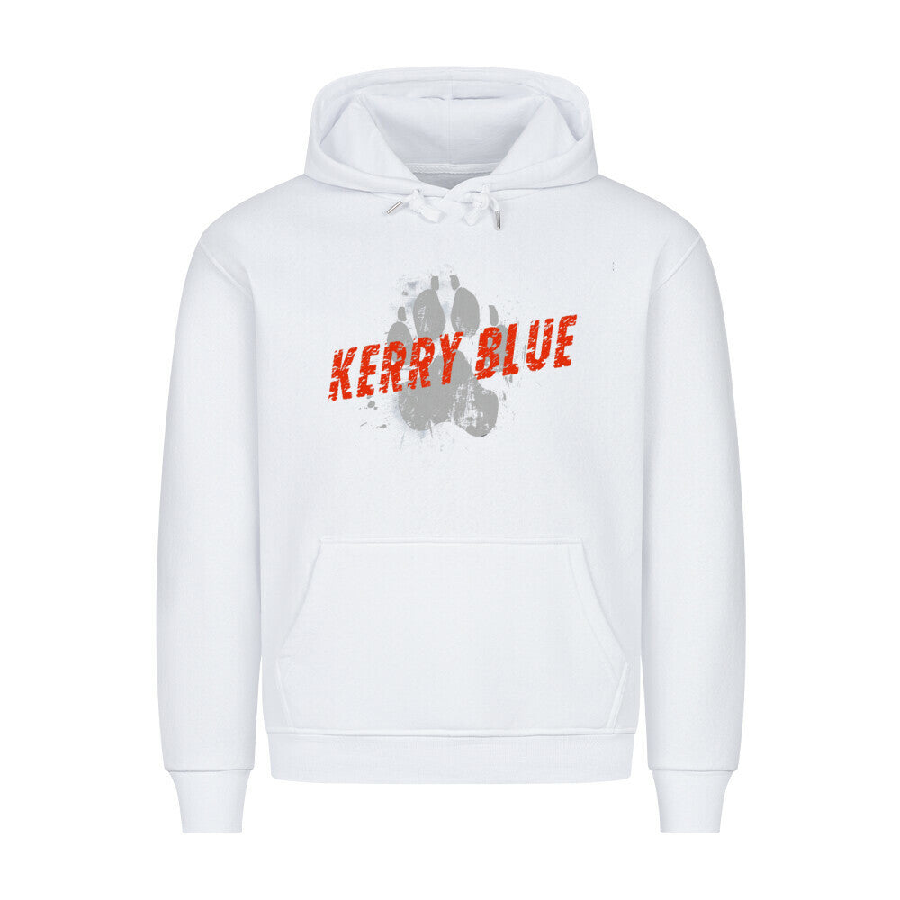 Premium Hoodie "Kerry Blue - PAW" Weiß – hunde-shirt.de