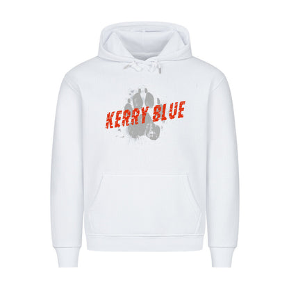 Premium Hoodie "Kerry Blue - PAW" Weiß – hunde-shirt.de