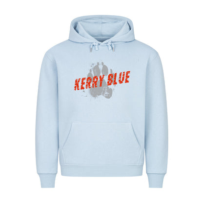 Premium Hoodie "Kerry Blue - PAW" Babyblau – hunde-shirt.de