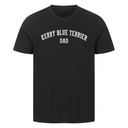 Premium T-Shirt "Kerry Blue - DAD" Schwarz – hunde-shirt.de