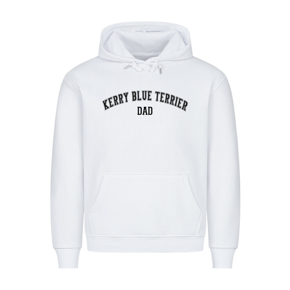 Premium Hoodie "Kerry Blue - DAD" Weiß – hunde-shirt.de