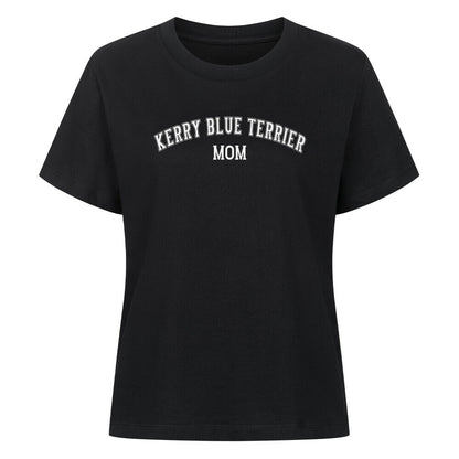 Premium Damen-Shirt "Kerry Blue - MOM" Schwarz – hunde-shirt.de