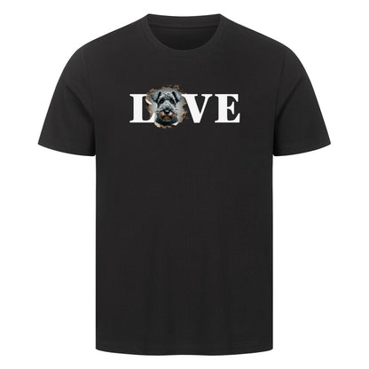 Premium T-Shirt "Kerry Blue - LOVE" Schwarz – hunde-shirt.de