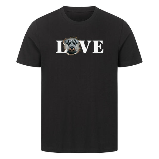 Premium T-Shirt "Kerry Blue - LOVE" Schwarz – hunde-shirt.de