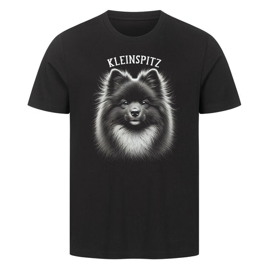 Premium T-Shirt "Kleinspitz - Pure" Schwarz – hunde-shirt.de