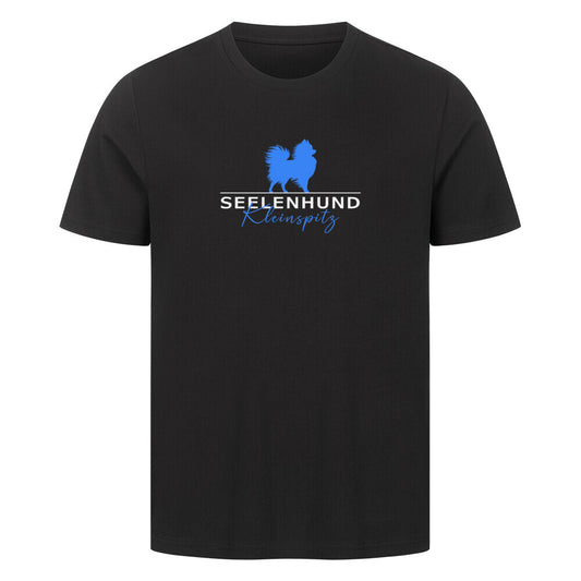 Premium T-Shirt "Kleinspitz - Seelenhund" Schwarz – hunde-shirt.de