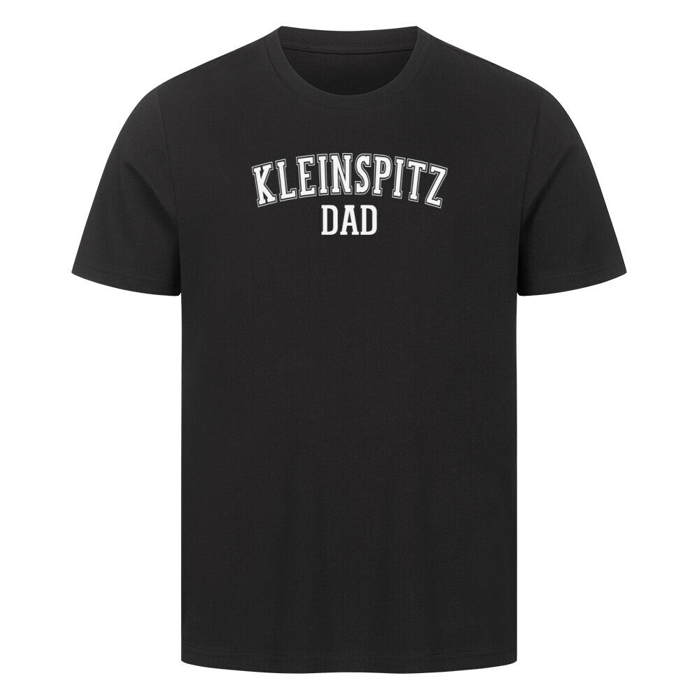 Premium T-Shirt "Kleinspitz - DAD" Schwarz – hunde-shirt.de