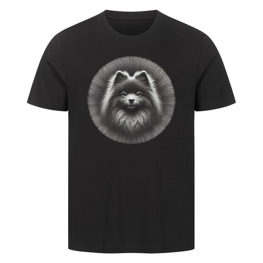 Premium T-Shirt "Kleinspitz - Star" Schwarz – hunde-shirt.de