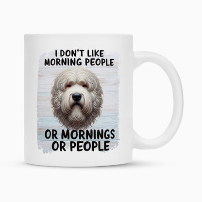 Tasse "Komondor - Morning People" Weiß – hunde-shirt.de