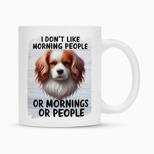 Tasse "Kooikerhondje - Morning People" Weiß – hunde-shirt.de