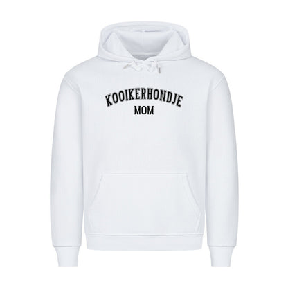 Premium Hoodie "Kooikerhondje - MOM" Weiß – hunde-shirt.de