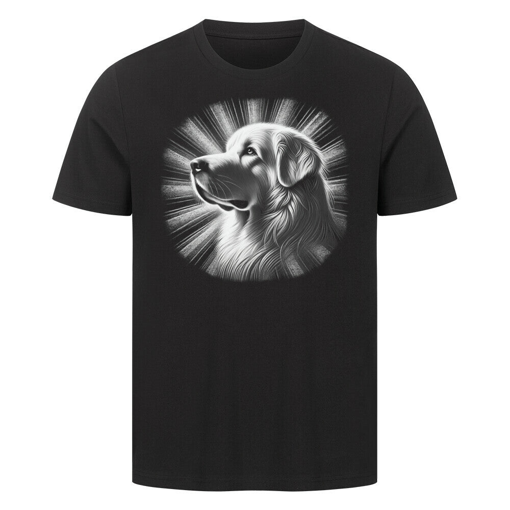 Premium T-Shirt "Kuvasz - Shine" Schwarz – hunde-shirt.de