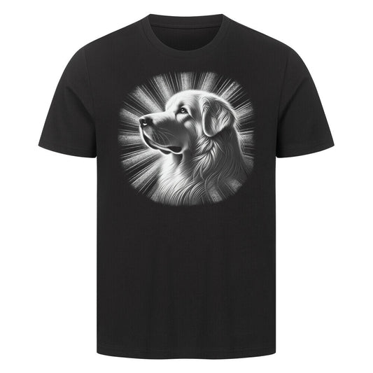 Premium T-Shirt "Kuvasz - Shine" Schwarz – hunde-shirt.de