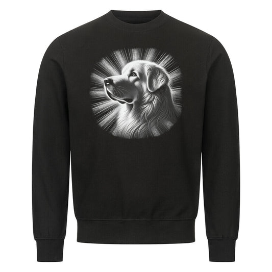 Premium Sweatshirt "Kuvasz - Shine" Schwarz – hunde-shirt.de