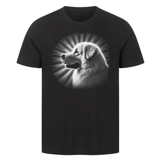 Premium T-Shirt "Kuvasz - Bright" Schwarz – hunde-shirt.de