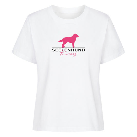 Premium Damen-Shirt "Kuvasz - Seelenhund" Weiß – hunde-shirt.de