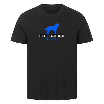 Premium T-Shirt "Kuvasz - Seelenhund" Schwarz – hunde-shirt.de