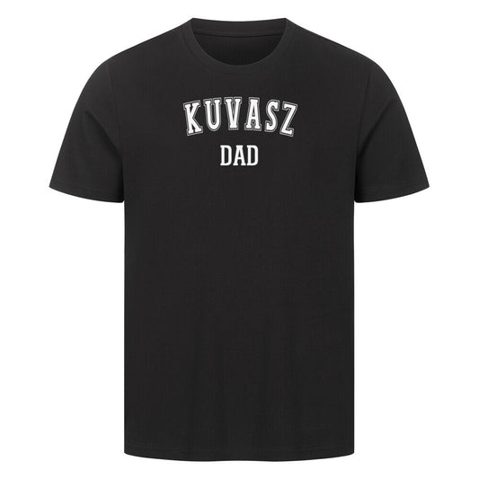 Premium T-Shirt "Kuvasz - DAD" Schwarz – hunde-shirt.de