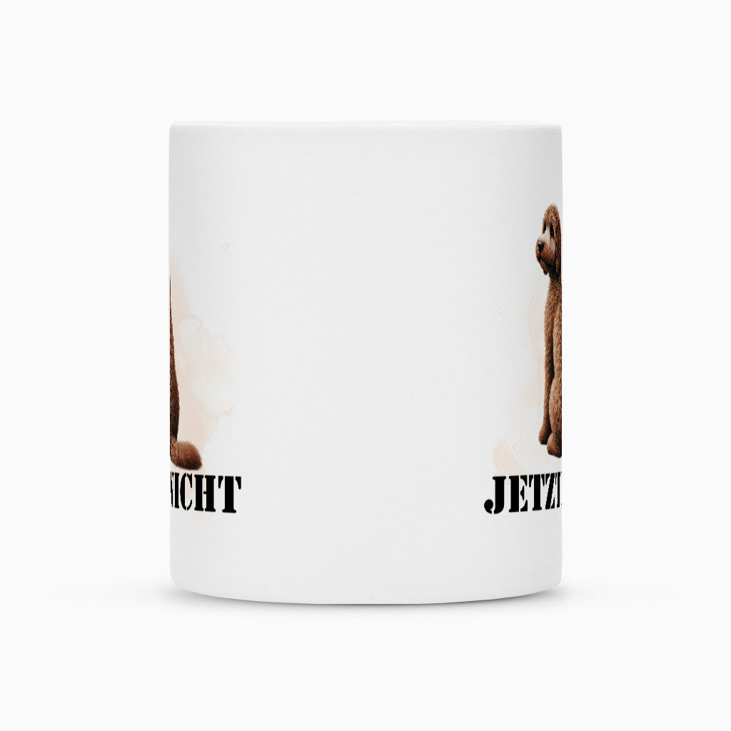 Tasse "Labradoodle braun - JETZT NICHT" – hunde-shirt.de